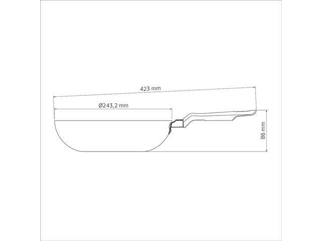 Frigideira Funda Tramontina Loreto Antiaderente Vermelha 24CM - 3
