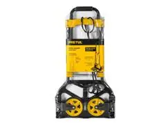 Diablo de carga Pretul 60kg plegable de acero Negro/amarillo - 2