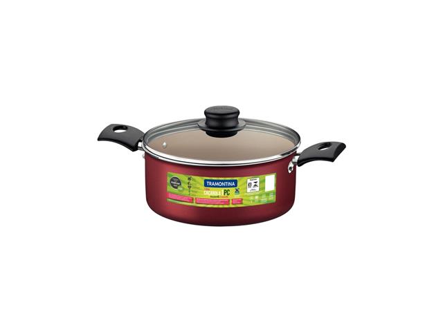 Caçarola Tramontina Turim Antiaderente Starflon Max Vermelha 18CM - 2