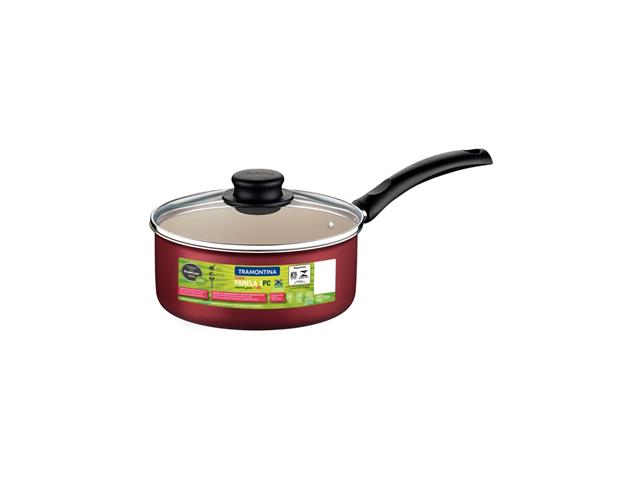 Panela Tramontina Turim Antiaderente Starflon Max Vermelha 16CM - 3