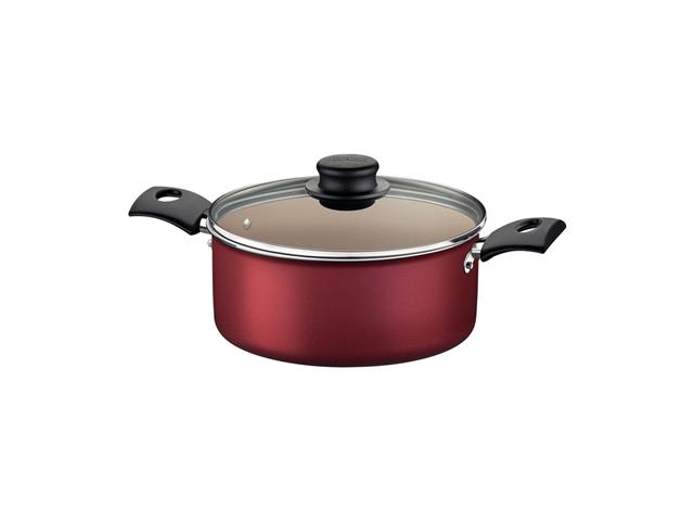 Caçarola Tramontina Turim Antiaderente Starflon Max Vermelha 22CM - 2
