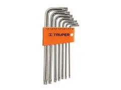 Juego de llaves Torx Truper 7 pzas largas con organizador - 1