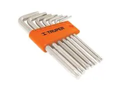Juego de llaves Torx Truper 7 pzas largas con organizador - 0