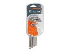 Juego de llaves Torx Truper 9 pzas largas con organizador - 1