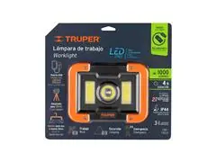 Lámpara Led Truper 1600 lm recargable hasta 220mts 4 hrs con gancho - 5