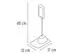 Lampara de LED Volteck 5W cuello flexible p/escritorio Blanca - 1