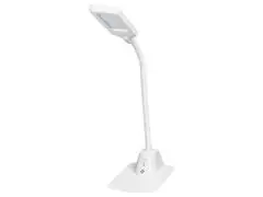 Lampara de LED Volteck 5W cuello flexible p/escritorio Blanca - 3