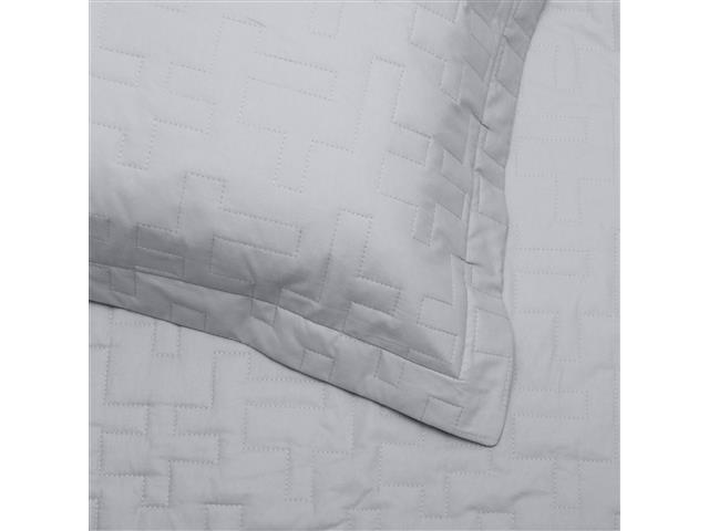 Colcha Matelassê Solteiro Buettner Basic Sleep 2 Peças Cinza - 1