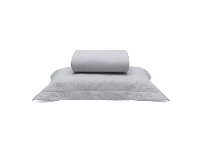 Colcha Matelassê Solteiro Buettner Basic Sleep 2 Peças Cinza - 3