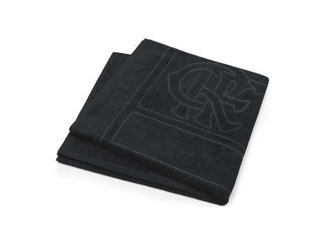 Toalha de Banho Buettner Brasão Flamengo Preta - 1