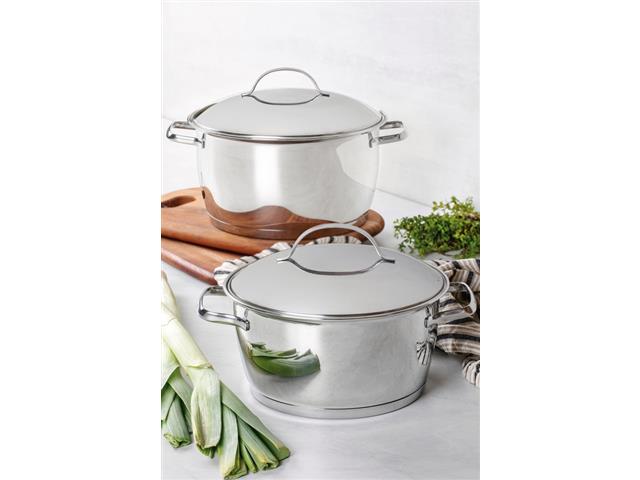 Caçarola Funda Tramontina Allegra em Aço Inox com Fundo Triplo 20CM - 4