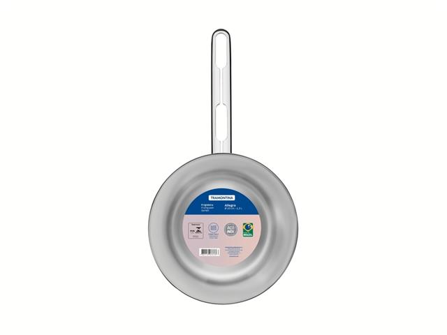 Frigideira Tramontina Allegra em Aço Inox com Fundo Triplo 20CM - 2