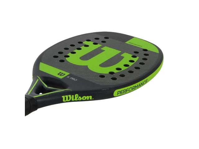 Raquete de Beach Tennis Wilson K PRO Preta e Verde WRBT04004013 - 2
