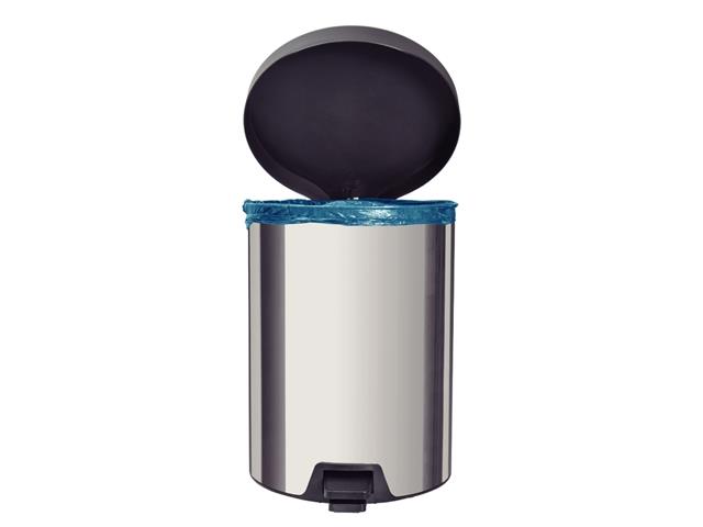 Lixeira com Pedal New Tramontina em Inox Acabamento Polido 5 Litros - 1