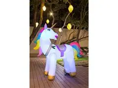 Inflable Unicornio para interior Con iluminación LED 2.13 Mts - 3