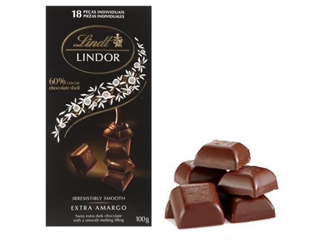 Combo 2 Barras de Chocolate Lindt (Amargo e Ao Leite) - 1