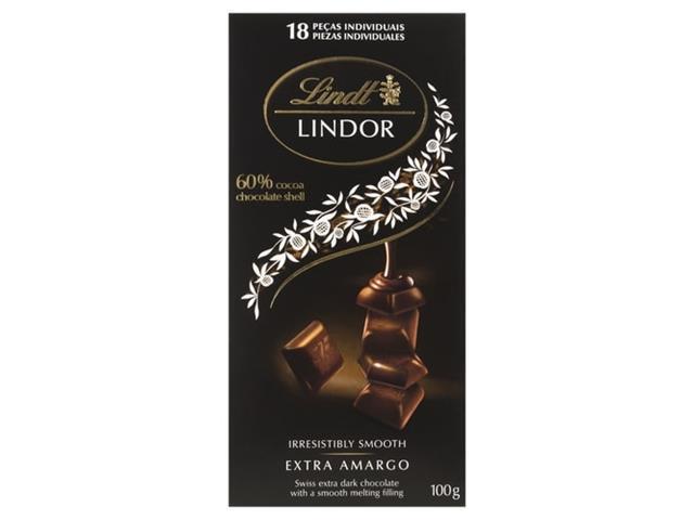 Combo 2 Barras de Chocolate Lindt (Amargo e Ao Leite) - 2