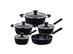 Jogo de Panelas Tramontina Glenz Esmaltado Cinza Stone 5 Peças - 0