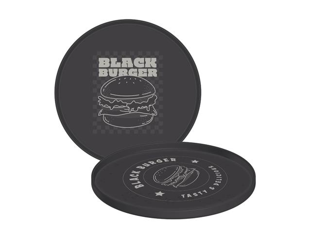 Prato Tramontina Black Burger em Polipropileno...