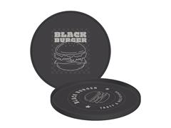Prato Tramontina Black Burger em Polipropileno Cinza