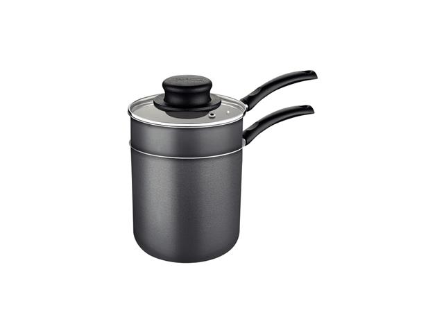 Cuscuzeira Tramontina em Alumínio Antiaderente Starflon Chumbo 800ML - 1