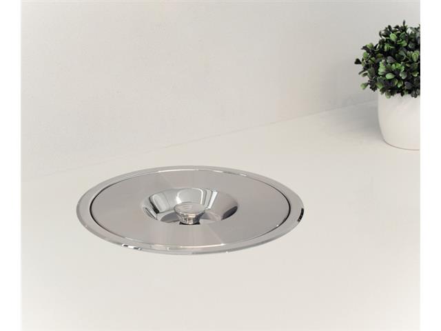 Lixeira de Embutir Tramontina Clean Round Inox com Balde Plástico 5L - 2