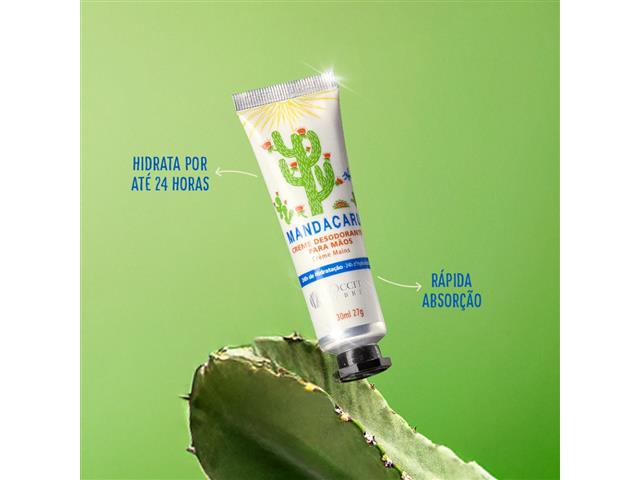 Creme Desodorante de Mãos L'Occitane au Brésil Mandacaru 30ML - 2