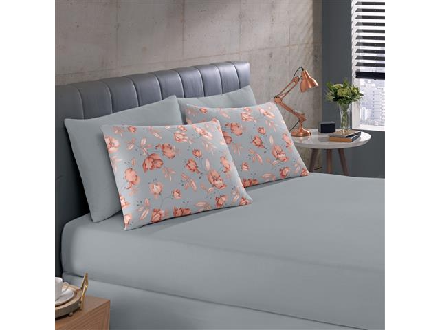 Jogo de Cama Solteiro Buettner Basic Micaela C...