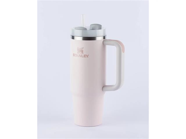 Copo com Canudo Stanley Quencher 2.0 Rose Quartz 1,180 Litros - 3