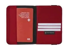 Porta pasaportes Victorinox protección RFID Rojo