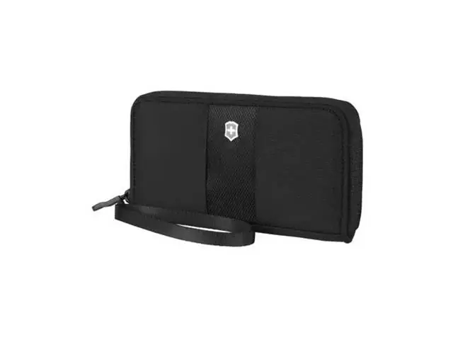 Cartera Victorinox con funda para celular 7 compartimentos Negro