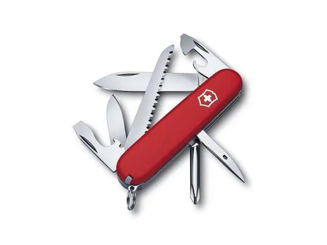 Navaja de bolsillo Victorinox Hiker 13 funciones Rojo