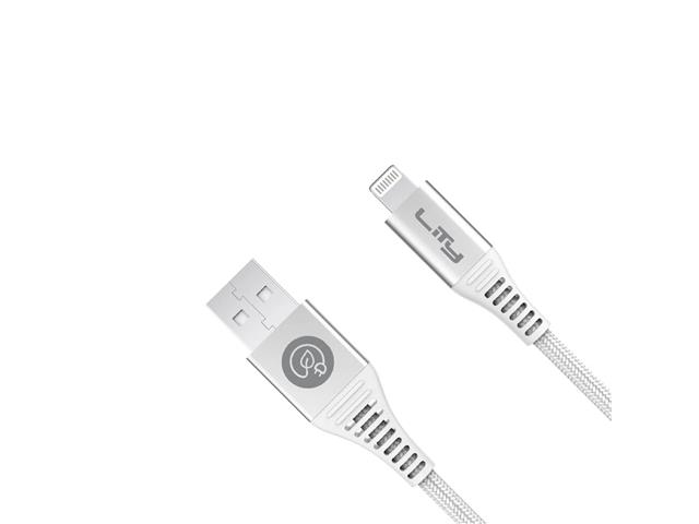 Cabo USB A para Lightning Lity 1,5m Branco (CRC-503) - 1