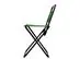 Silla plegable Gimex tubular soporta hasta 90kg cubierta de PVC Verde - 2