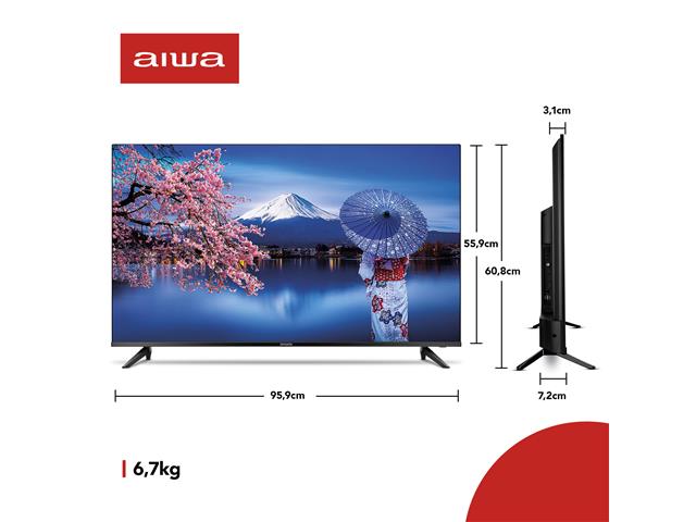 テレビ [Towa] Smart TV Aiwa 43