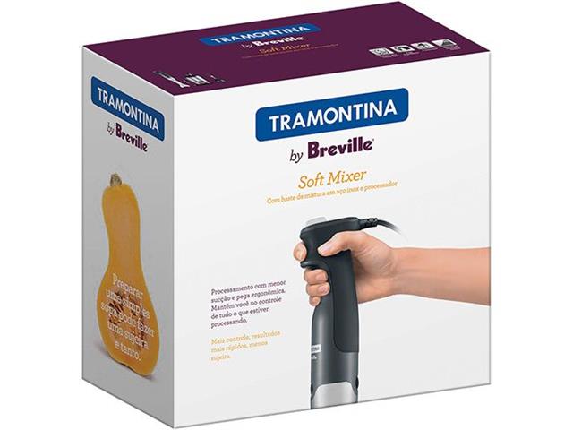 Mixer Tramontina Soft by Breville Soft Aço Inox Prata e Preto 220V - 6