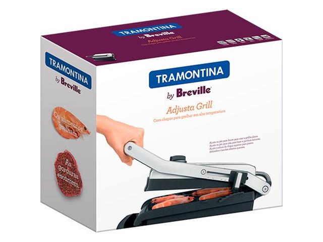 Grill Elétrico Tramontina by Breville Aço Inox Adjusta 110V - 2