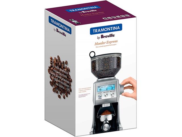 Moedor Elétrico de Café Tramontina by Breville Express Aço Inox 110V - 6