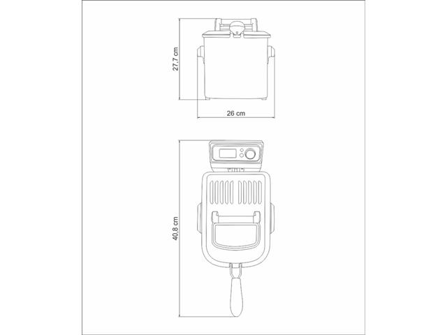 Fritadeira Elétrica Tramontina Breville Smart Aço Inox 110V - 6