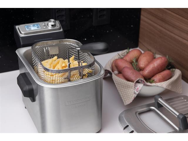 Fritadeira Elétrica Tramontina Breville Smart Aço Inox 110V - 4