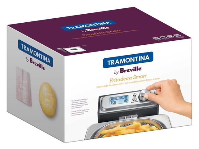 Fritadeira Elétrica Tramontina Breville Smart Aço Inox 110V - 5