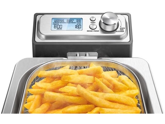 Fritadeira Elétrica Tramontina Breville Smart Aço Inox 110V - 3