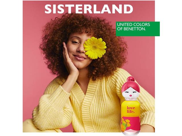 Perfume Benetton United Colors Sisterland Yellow Peony EDT 80ML - 4
