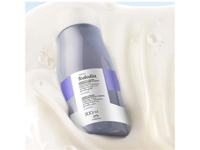 Sabonete Líquido Cremoso para o Corpo Natura TodoDia Algodão 300ML - 2