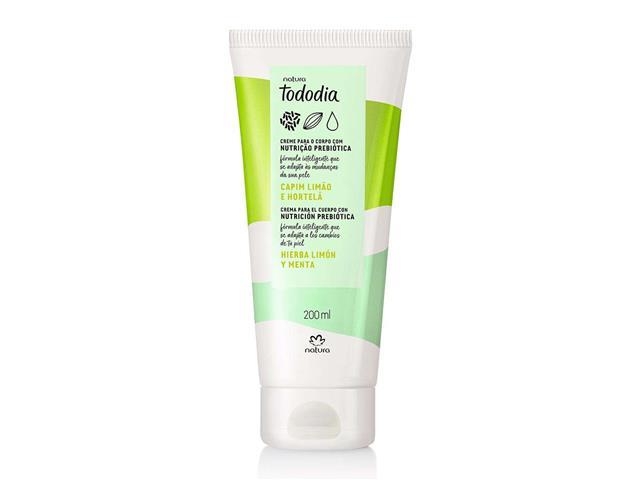Creme Desodorante Corpo Natura TodoDia Capim Limão e Hortelã 200ML