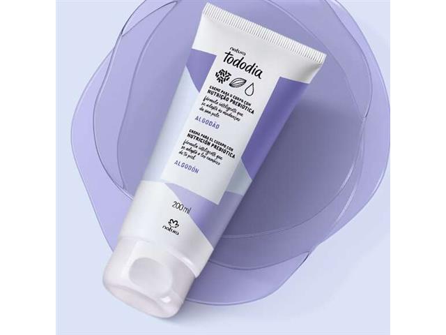 Creme Desodorante Nutritivo para o Corpo Natura TodoDia Algodão 200ML - 1