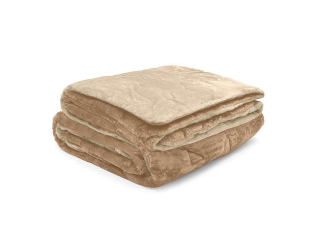 Edredom de Casal Buettner Plush Flannel Khaki - 2