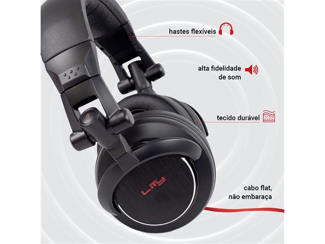 Headphone de Estúdio com Drivers de 50mm Lity Q10 - 5
