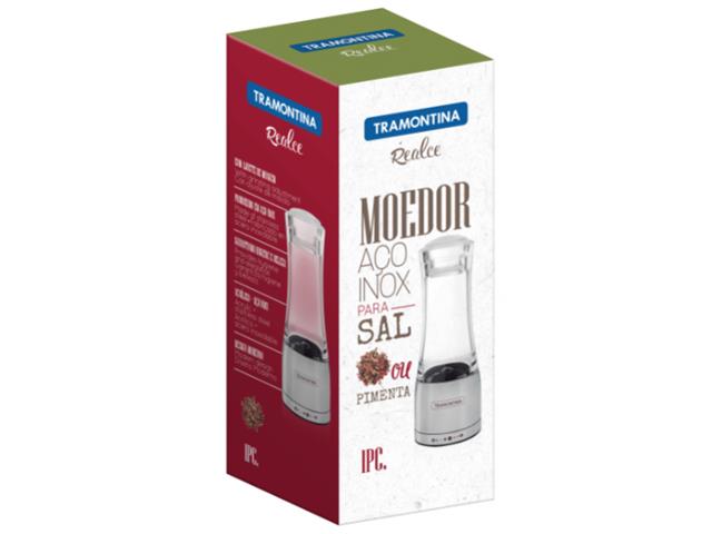 Moedor de Sal e Pimenta Tramontina Aço Inox/Acrilico - 1