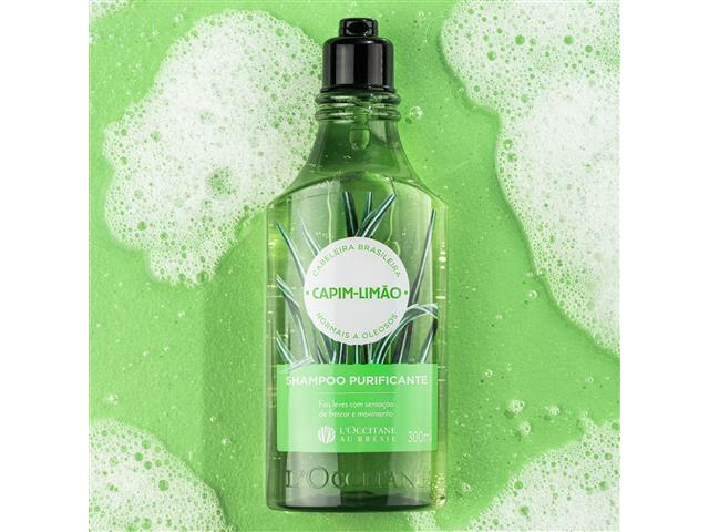 Shampoo Purificante L'Occitane au Brésil Capim-Limão 300ml - 1